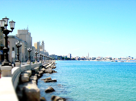 Se besök Bari vid havet