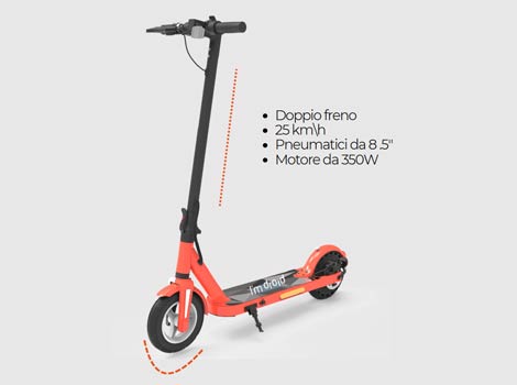 Alquiler de scooter eléctrico Bari