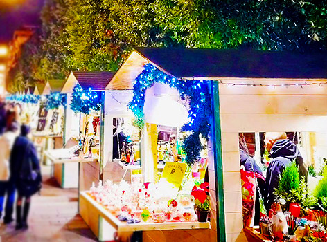 Bari Italiaanse stad om te zien met Kerstmis